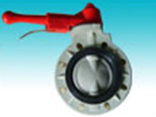 PVDF管件阀门批发,PPH手柄蝶阀,镇江星驰管道有限公司